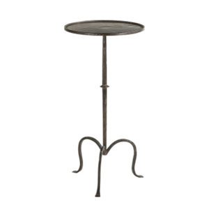 Round metal martini occasional table from the Kellogg Collection | @kelloggfurn