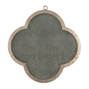 Clove shaped hand antiqued mirror from the Kellogg Collection | @kelloggfurn