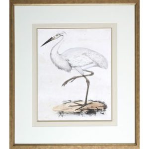Heron art at the Kellogg Collection