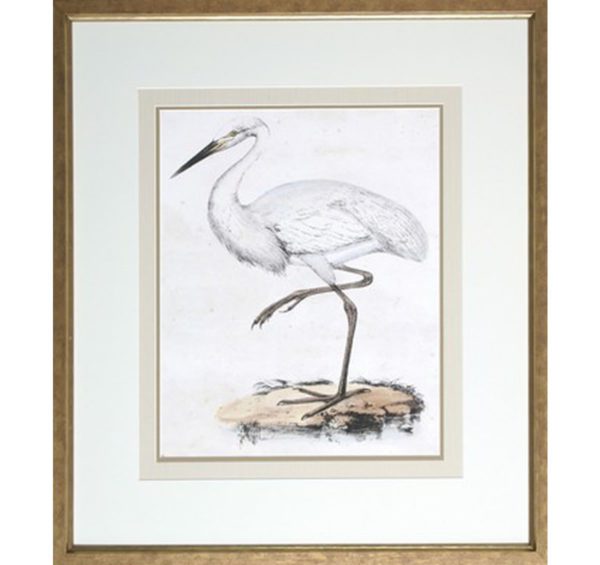 Heron art at the Kellogg Collection