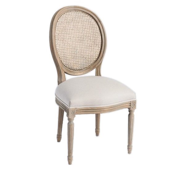 French cane side chair from the Kellogg Collection | @kelloggfurn